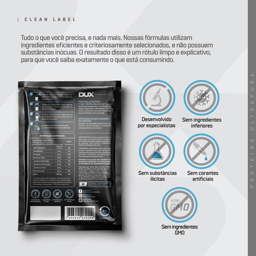 Dux Whey Protein Isolado - Sachês Unitários 27g