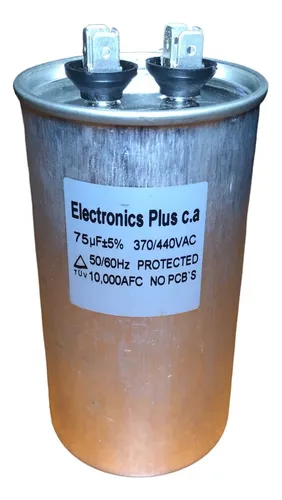 Capacitor Marcha 75uf / 370 - 440v