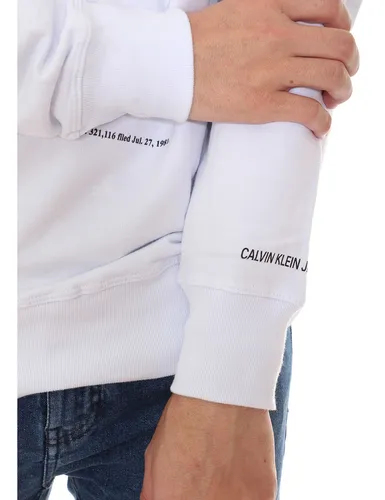 Moletom calvin klein deals branco