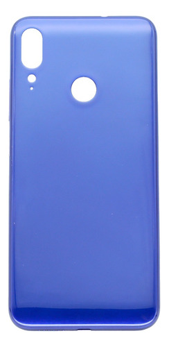 Tapa De Plastico  Compatible Con Motorola E6 Plus Azul 