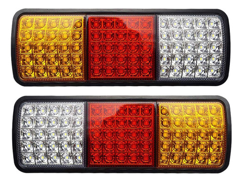 Luces Traseras Impermeables De 12 V Y 75 Led Para Camión, Fu