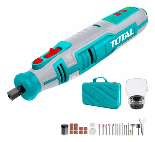 Herramienta Rotativa Mini Torno Multiuso+67 Acc 8v Total