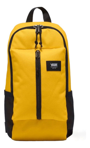 Bandolera Vans Warp Sling Bag Amarillo Diseño De La Tela Liso