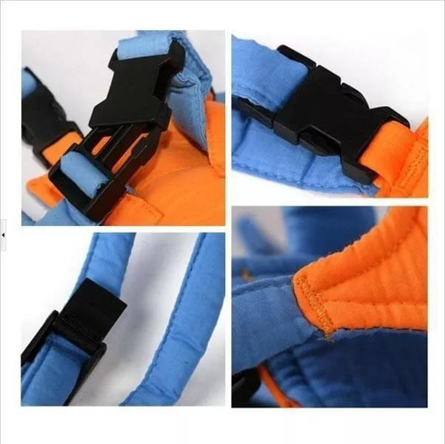 Andador Infantil Suporte Para Bebe Aprender Andar Cor Azul