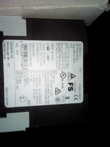 Rele De Velocidade Zero 3tk2810-0ba01 Siemens