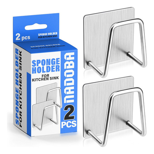 2 Soportes De Esponja De Acero Inoxidable Soporte De Espon