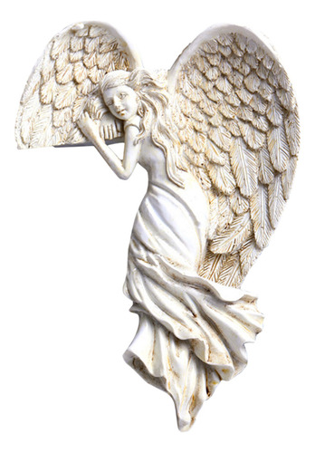 Escultura Widget Party Crafts Angel Right En Resina, Tributo