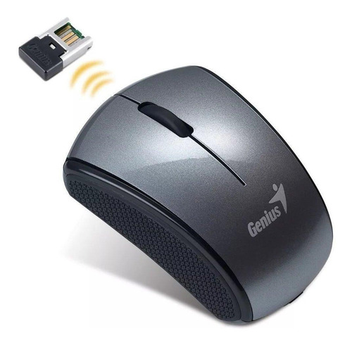 Mouse mini inalámbrico Genius Micro Traveler 900S gris