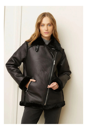 Campera Gamulan Falabella Basement Mujer