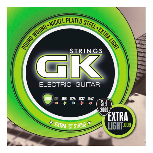 Encordado Gk Set 2009 009 - 042 Para Guitarra Electrica