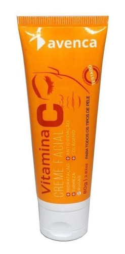 Imagem 1 de 3 de Vitamina C Avenca Creme Facial Hidratante 80g 