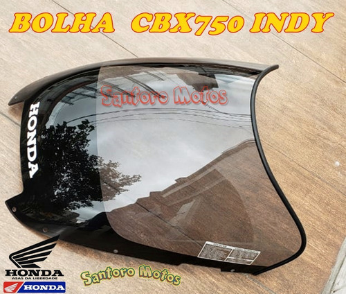 Bolha (para-brisa) Cbx750 Indy C/ Borracha Acabamento