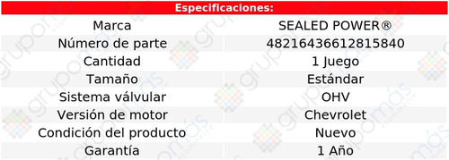 Bujes Árbol Levas Std Gmc Sonoma V6 2.8l 91 A 93 Sp