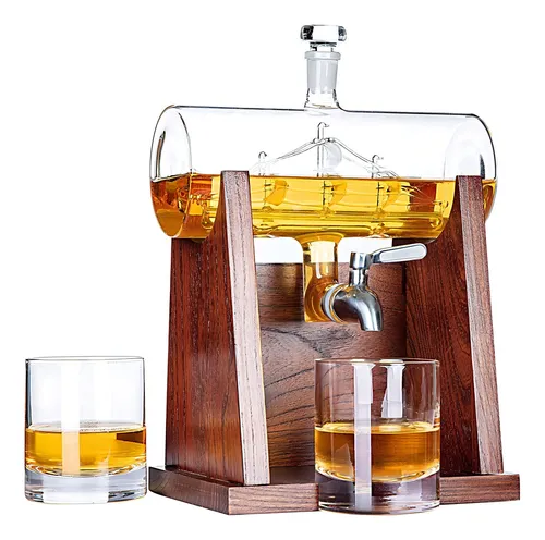 Decantador Jillmo, Juego De Decantadores De Whisky De 1250 M