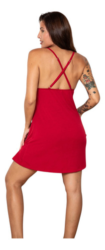 Camison Estilo Camisola De Modal Con Encaje 25530