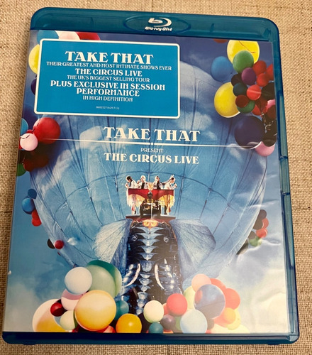Blu Ray Take That Importado The Circus Live Usado Raro (Usado)