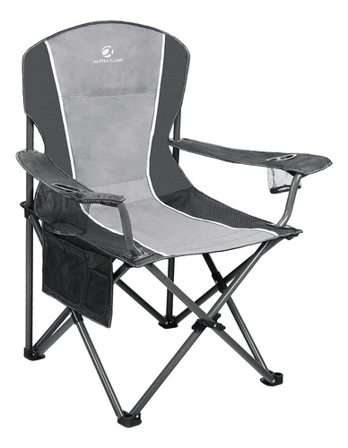 Alpha Camp Silla Plegable Para Acampar Soporte Resistente 35