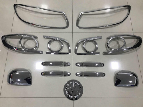 Kit Accesorios Cromados Hyundai Santa Fe 2012-2014