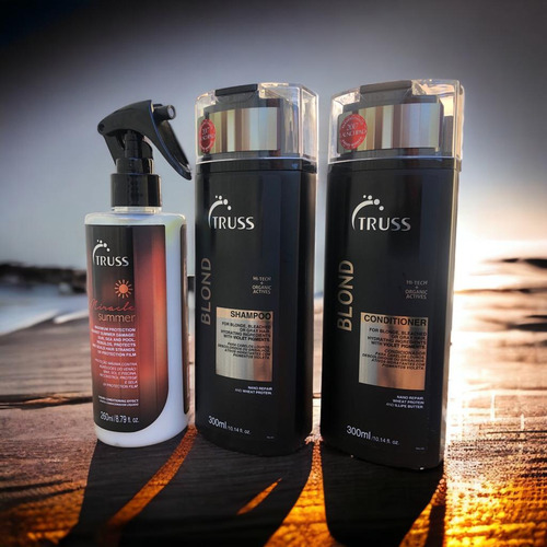 Blond Shampoo Condicionador 300ml Summer Miracle 260ml Truss