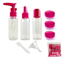 Comprar Kit De Frascos Shampoo Creme Perfume P\u002F Viagem Bolsa Mini