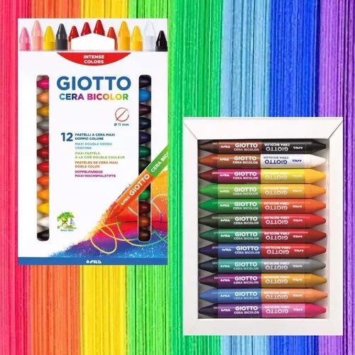 Ceras para niños Giotto 12 y 24 uds - Suminmar, ¡tu papelería en casa!