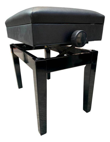 Sillín De Piano Walters Ajustable Negro
