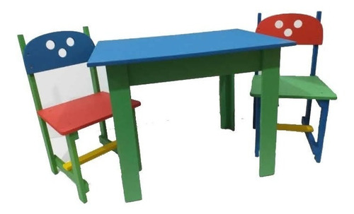 Juego De Mesa Y Dos Sillas Para Niños