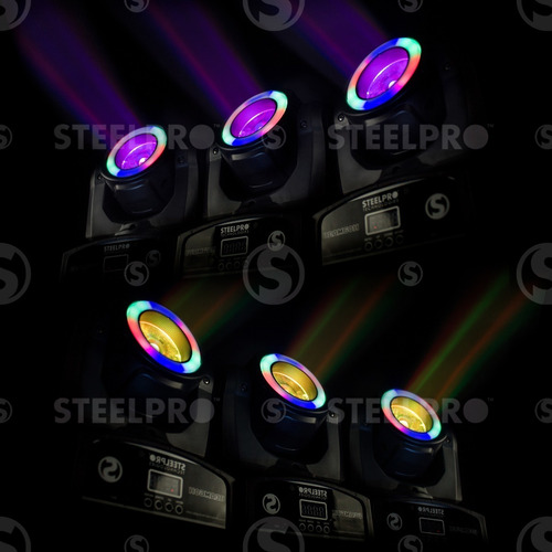 Imagen 5 de 7 de Cabeza Robotica Dj Beam 60 W Rgbw - Steelpro
