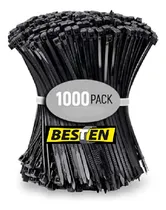 Comprar 1000 Pzs Cinchos Plasticos 10kg Bridas De Nylon Negro 20cm