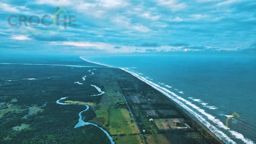 Terreno En Venta Zona Costa Esmeralda Veracruz, Riachuelos Finca Real Frente A Playa