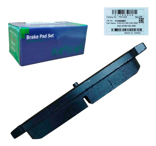 Imagen 9 de 10 de Pastillas Traseras Chevrolet Cruze 2011 2012 2013 Original