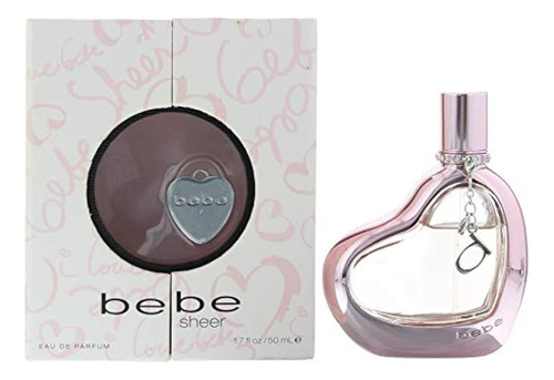 Sheer By Bebe Para Mujeres, Eau De Parfum Spray, 1.7 Onzas