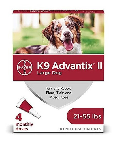 K9 Advantix Ii Prevención De Pulgas Y Garrapatas Para Perro