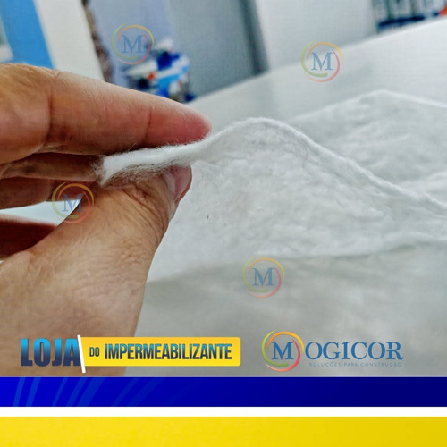Imagem 4 de 10 de 100m² Manta Bidim Vp50 Impermeabiliza Telhados Lajes Telhas