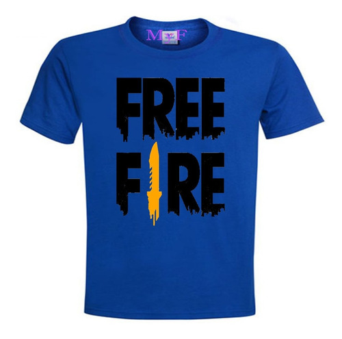 Poleras Free Fire, Manga Corta 100% Algodón 