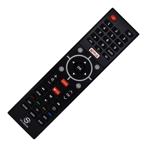 Controle Para Smart Tv Semp Toshiba L39s3900fs L43s3900fs