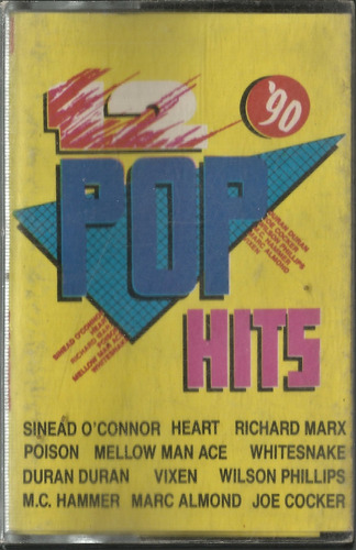 12 Pop Hits 90 - Cassette Original Whitesnake Duran Duran