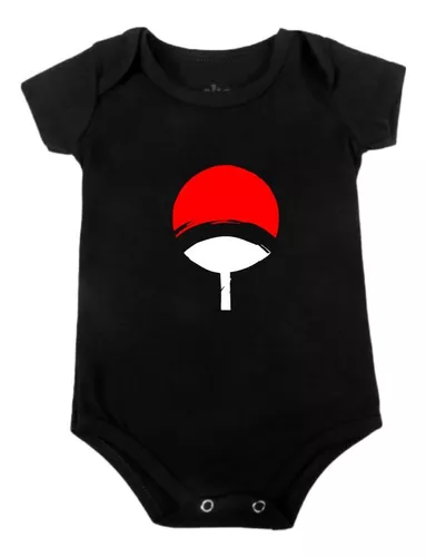 Body Bebê Baby Roupa Nenê Manga Naruto Sasuke Uchiha Pequeno