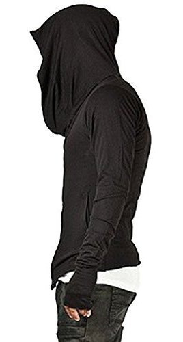 Imagen 2 de 5 de Zuevi Sudadera Con Capucha Para Hombre Con Cremallera Latera