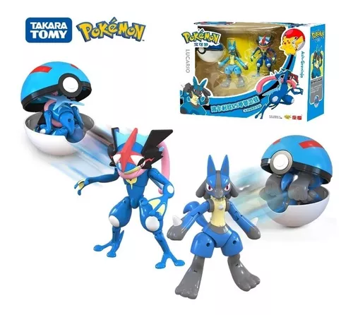 Boneco Brinquedo Articulado Lucario Pokémon Pokébola Na Caixa - MHR - Boneco  Pokémon - Magazine Luiza