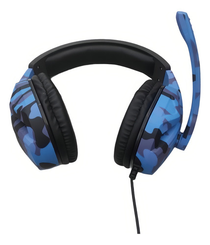 Fone Gamer Para Celular Com Microfone Profissional Free Fire Cor Azul