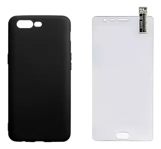 One Plus 5 Combo Funda + Vidrio Templado Hd Full Screen