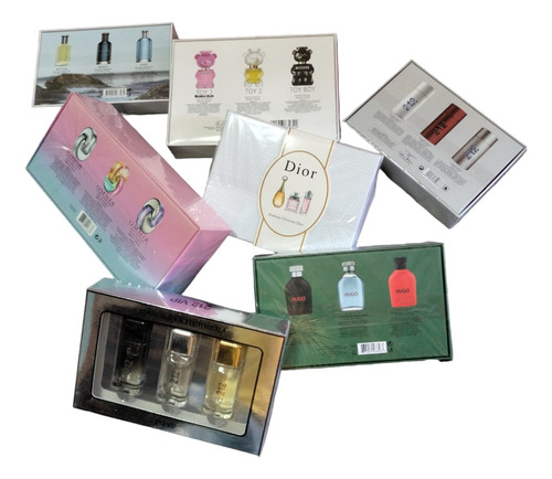 Set De 3 Mini Perfumes Nuevos Diferentes Marcas Original Ofe