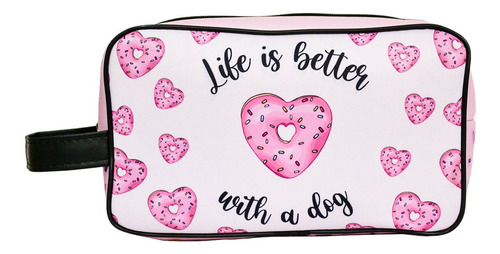 Imagen 2 de 5 de Neceser Organizador Cosmeticos Sweet Bulldog Frances