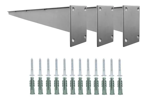 comprar Suporte Reforçado 30cm Pia Mármore Balcão 3un Bancada Mão Fr