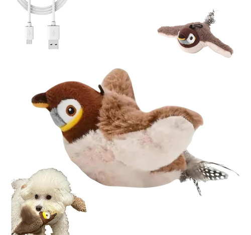 The Mellow Dog Calming Sparrow, Juguete Calmante Para Gorrio