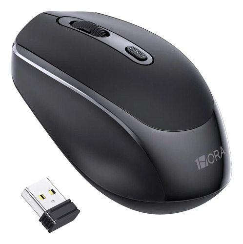 Mouse Inalambrico Ergonomico 1Hora Rat001 Usb Computadora