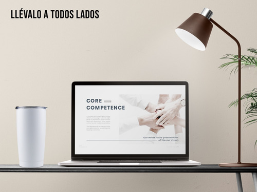 Imagen 4 de 10 de Vaso Termo Acero Inoxidable P/ Cafe 20oz Térmico Tapa Ce-t01