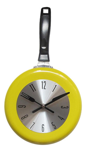 Cocina Reloj De Pared 8 Pulgadas Sartén Diseño Moderno