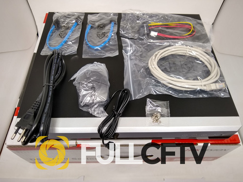 Kit C/ Nvr 16 Canais Hikvision + 10 Cameras Ip Áudio + Hd 1t